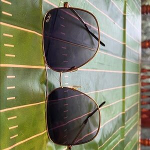 Quay Australia Gold and Black Sunglasses